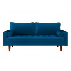 СКОТТ Scott синий диван 3-x местный 