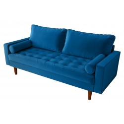 СКОТТ Scott синий диван 3-x местный 